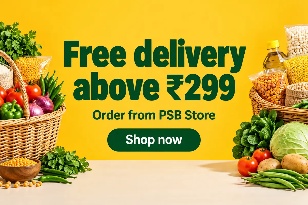 Free delivery above ₹299