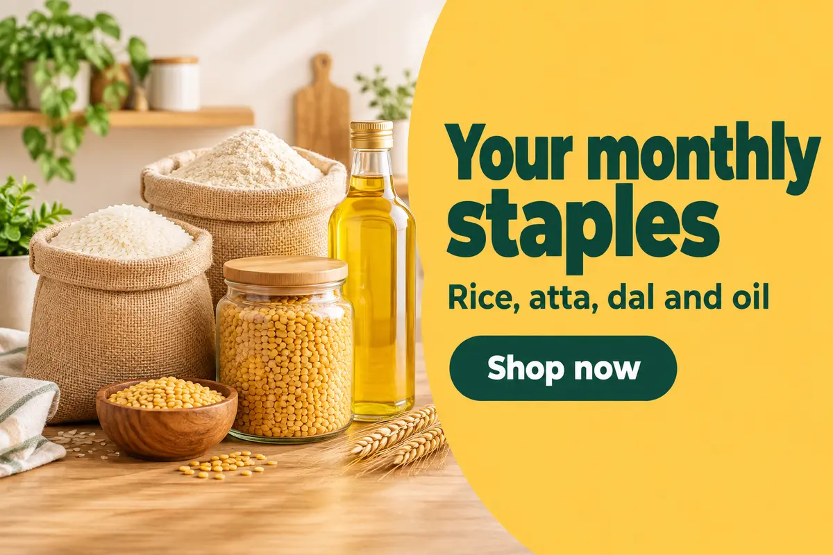 Your monthly staples