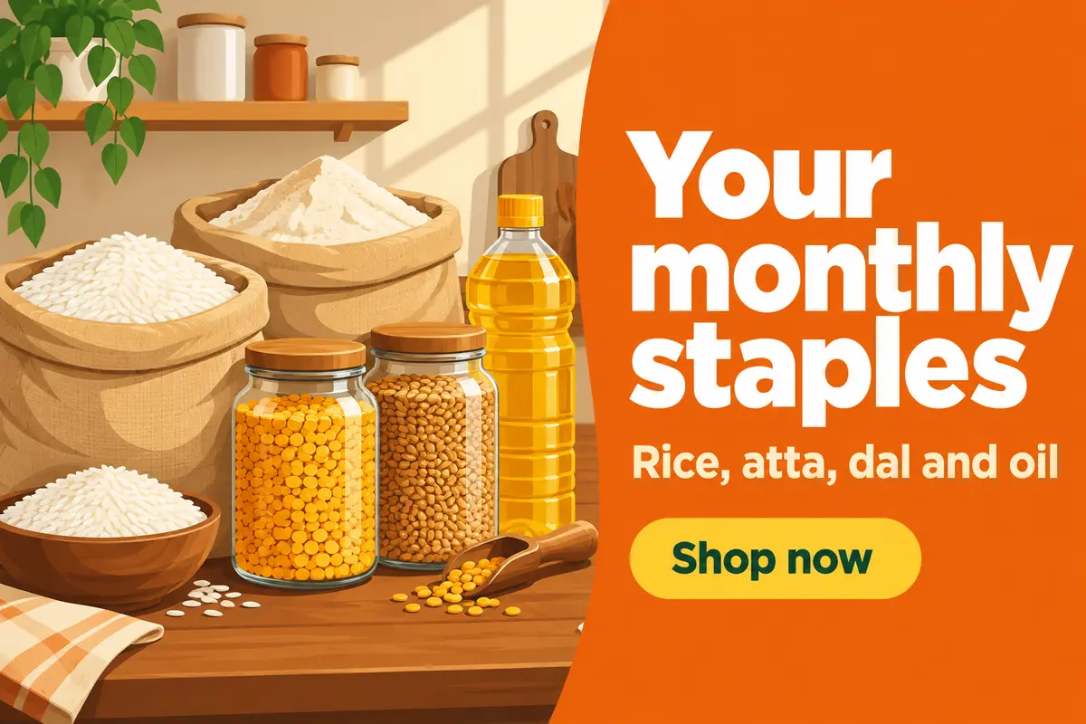 Your monthly staples