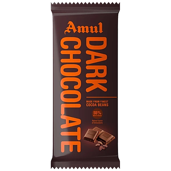 Amul Dark Chocolate (55% Cocoa)