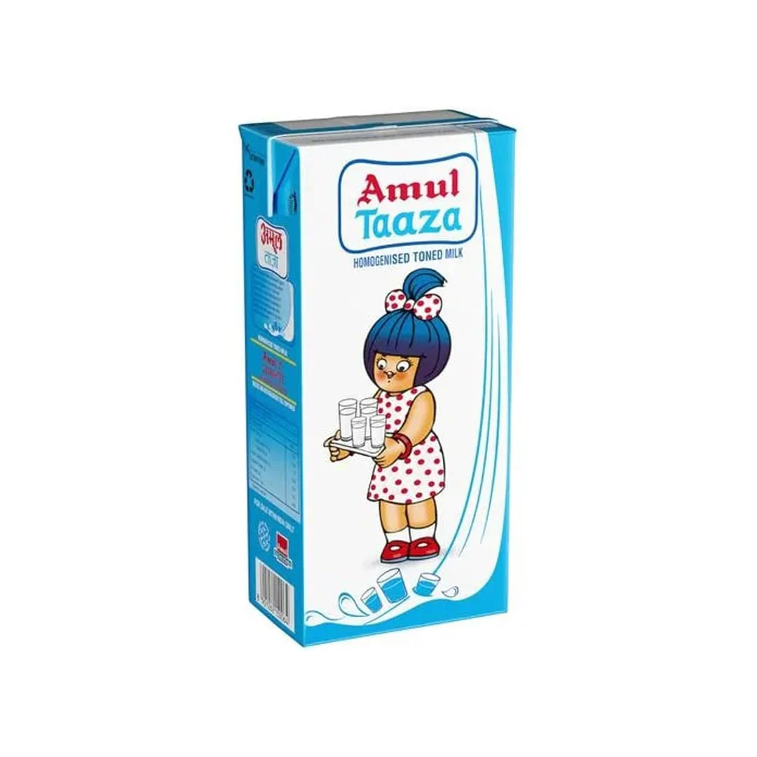 Amul Taaza UHT Homogenised Toned Milk