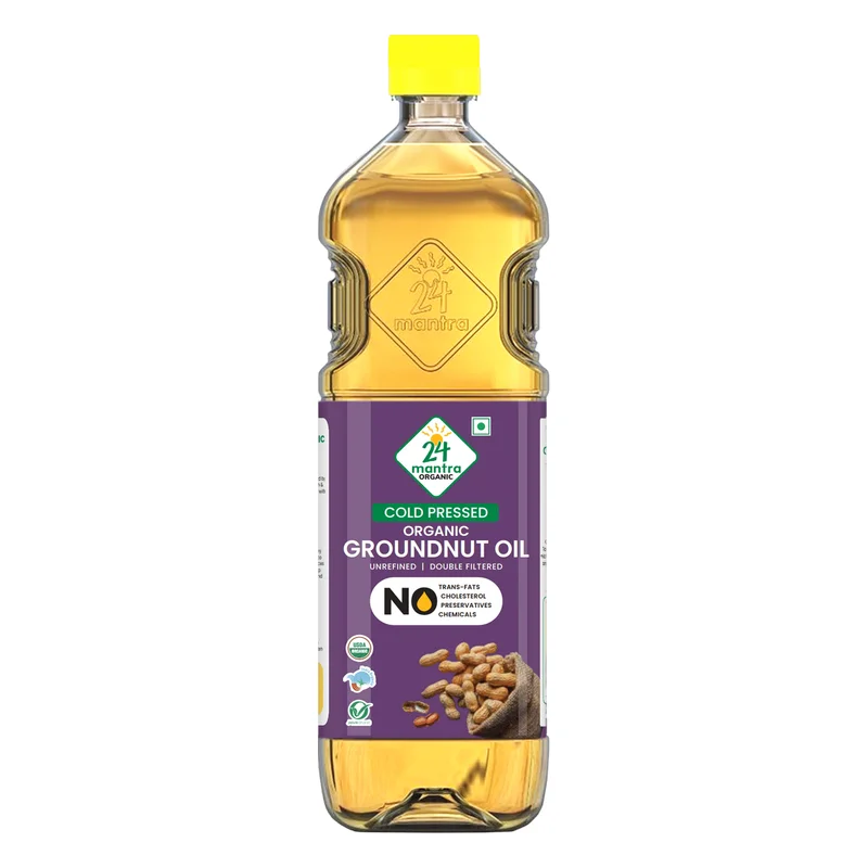 24 Mantra Organic Cold Pressed Groundnut Oil