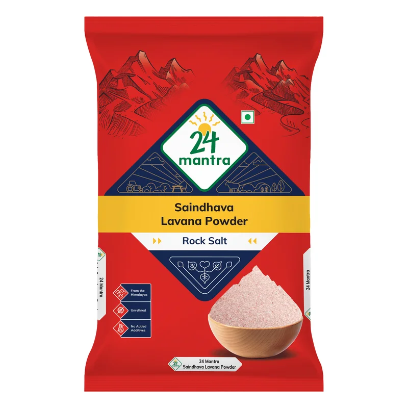 24 Mantra Organic Himalayan Rock Salt Powder