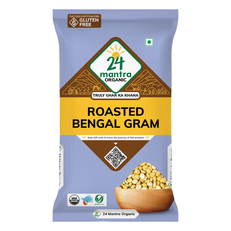24 Mantra Organic Roasted Bengal Gram