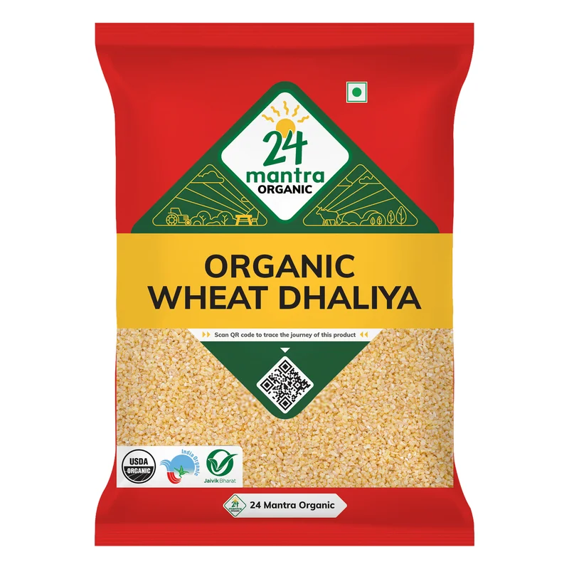 24 Mantra Organic Wheat Daliya