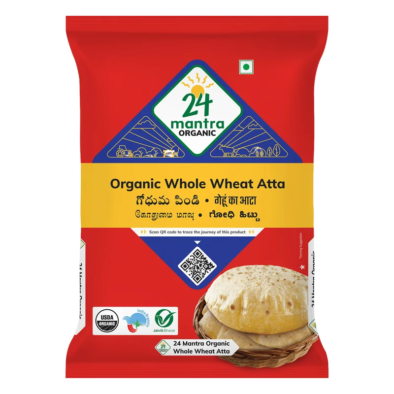 24 Mantra Organic Whole Wheat Atta
