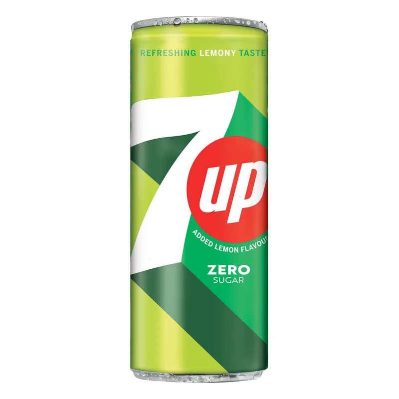 7UP Zero Sugar Soft Drink Can