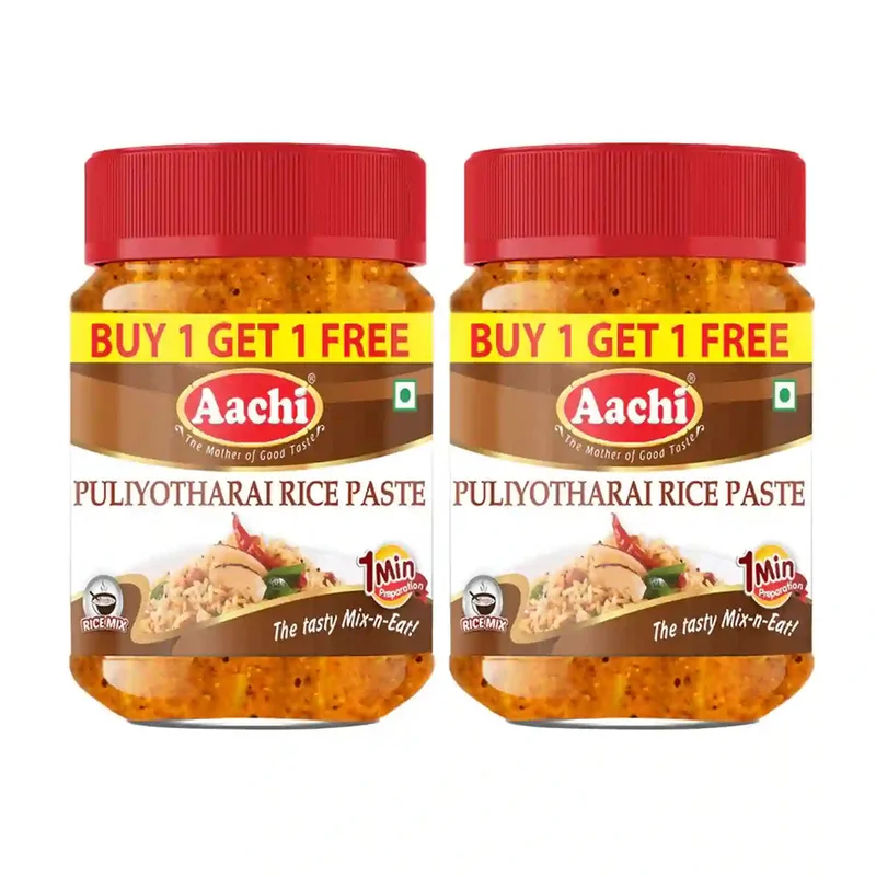 Aachi Puliyodharai Rice Paste