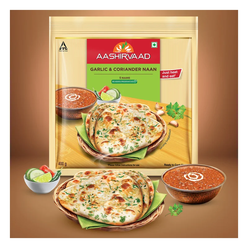 Aashirvaad Garlic & Coriander Naan