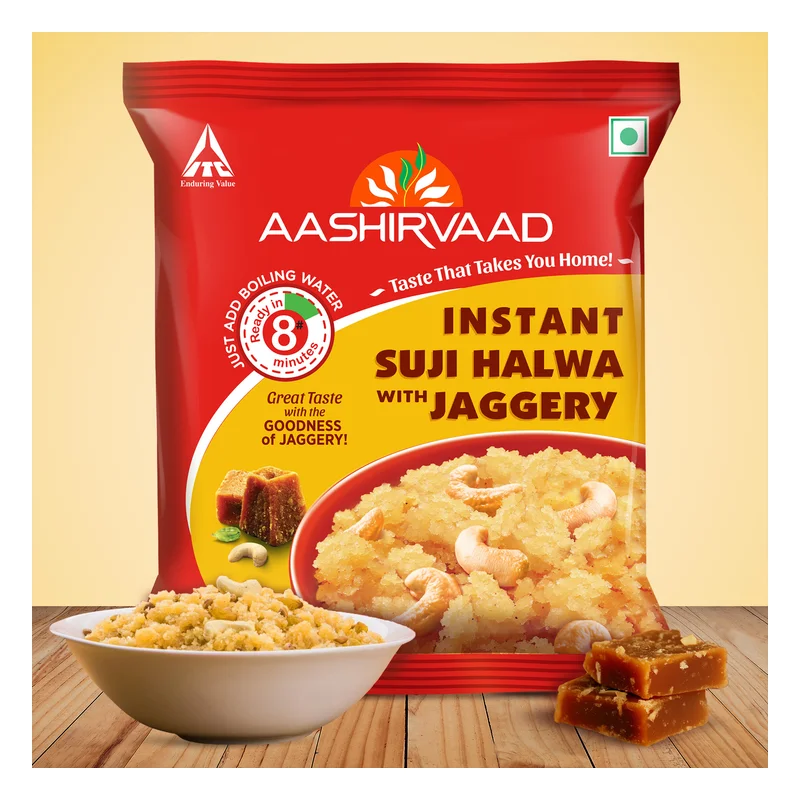 Aashirvaad Instant Suji Halwa with Jaggery