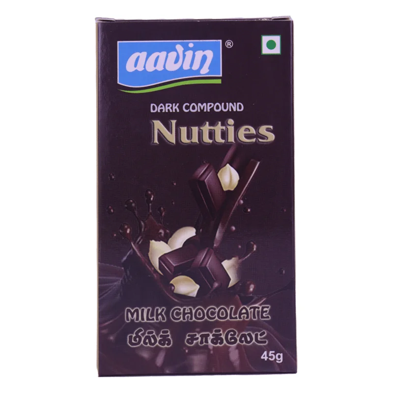 Aavin Nutties Dark Compound Milk Chocolate