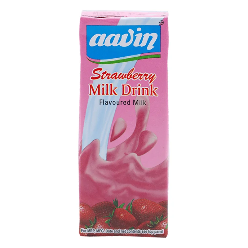 Aavin Strawberry Flavoured Milk