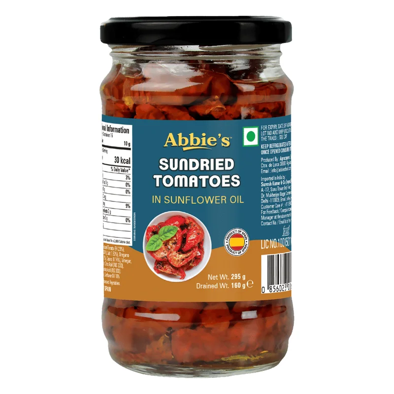 Abbie's Sundried Tomatoes in Sunflower Oil