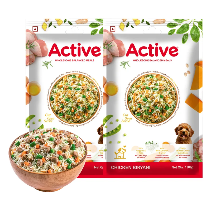 Active Chicken Biryani Fresh Dog Food