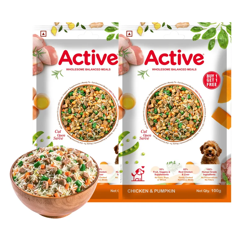 Active Chicken & Pumpkin Fresh Dog Food