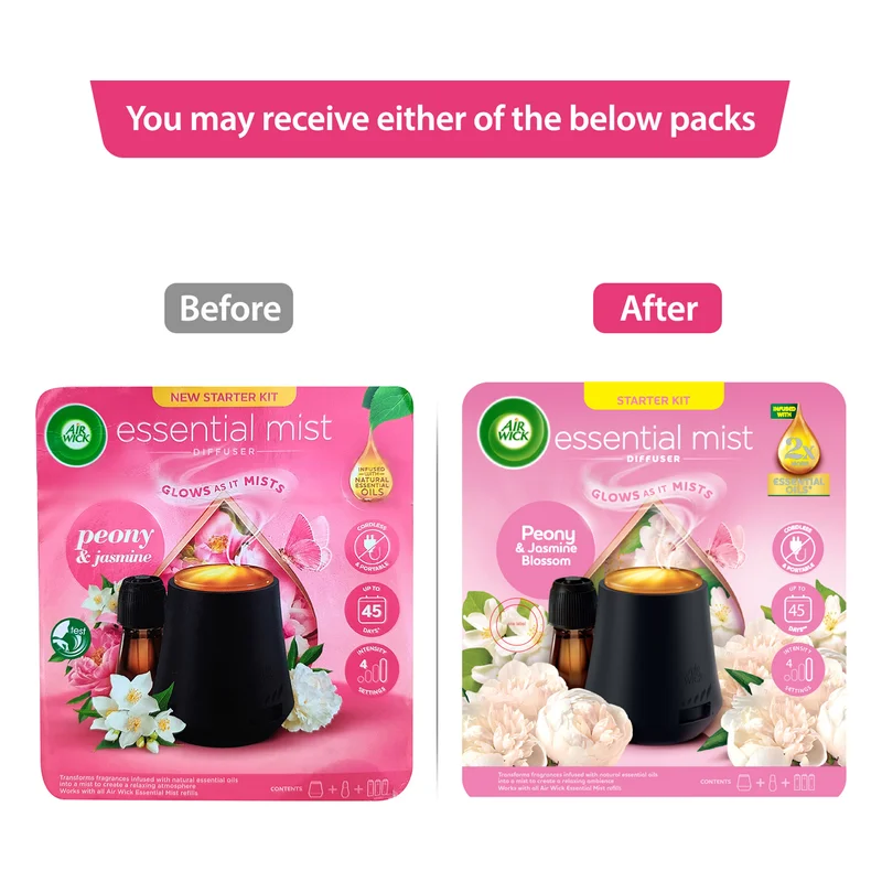 Air Wick Essential Mist Diffuser Kit - Peony & Jasmine
