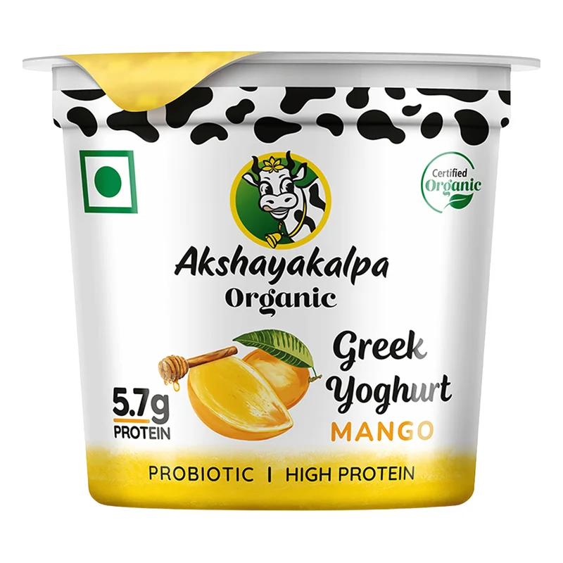 Akshayakalpa Organic Greek Yoghurt - Mango