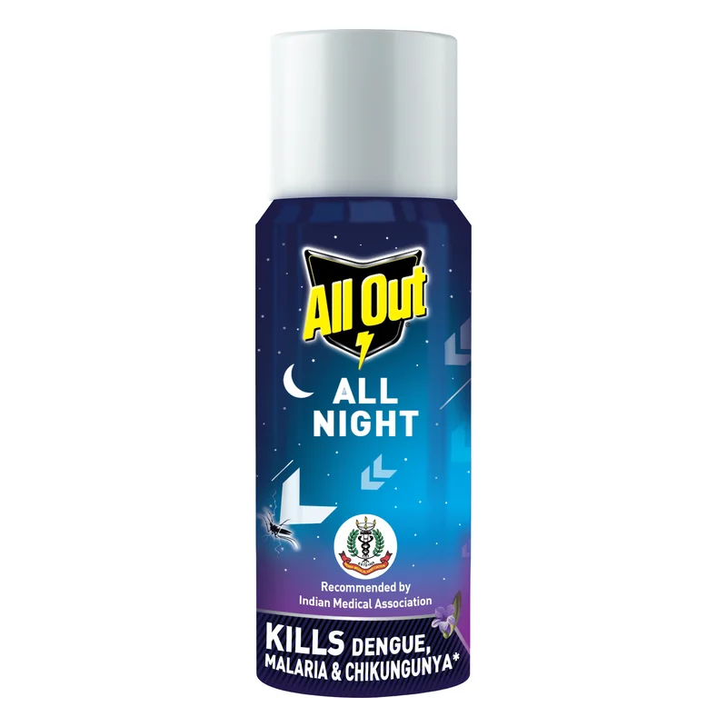All Out All Night Mosquito & Fly Spray
