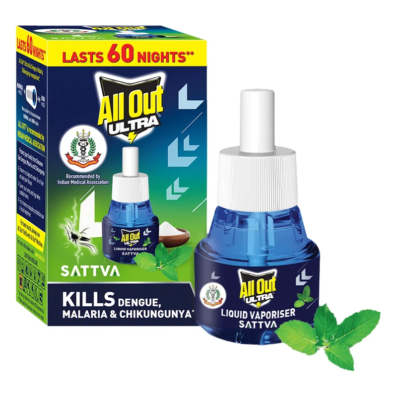 All Out Ultra Sattva Liquid Vaporiser Refill