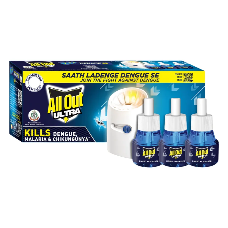 All Out Ultra Starter Pack (Machine + 3 Refills)