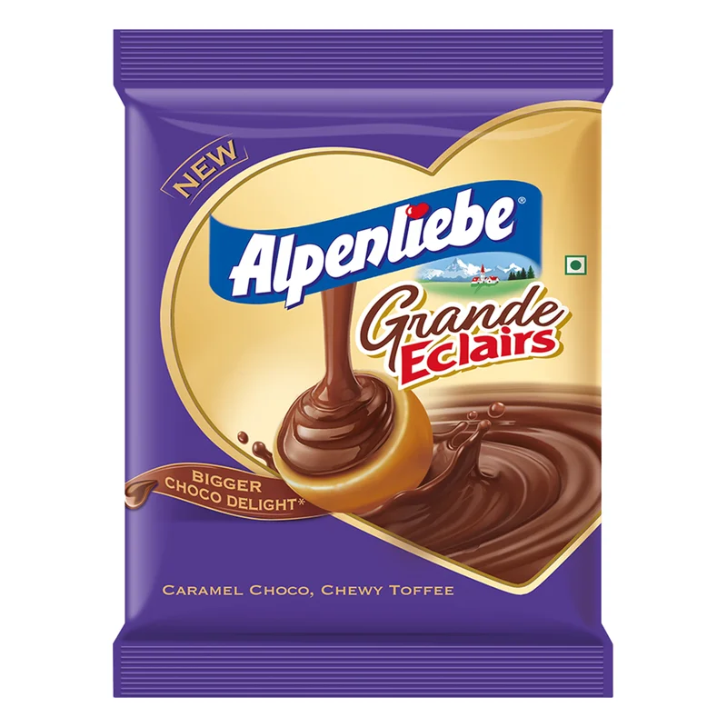 Alpenliebe Eclairs Grande Caramel Choco Toffee