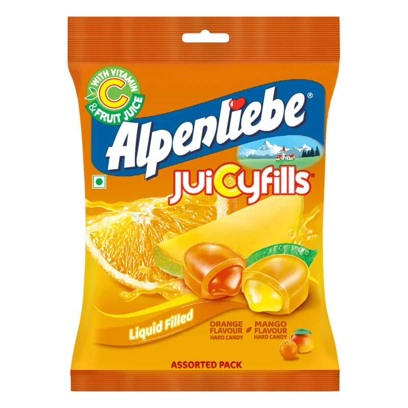 Alpenliebe Juicyfills Orange & Mango Candy