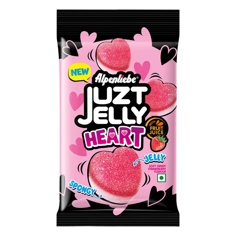Alpenliebe Juzt Jelly Heart Strawberry Soft Candy