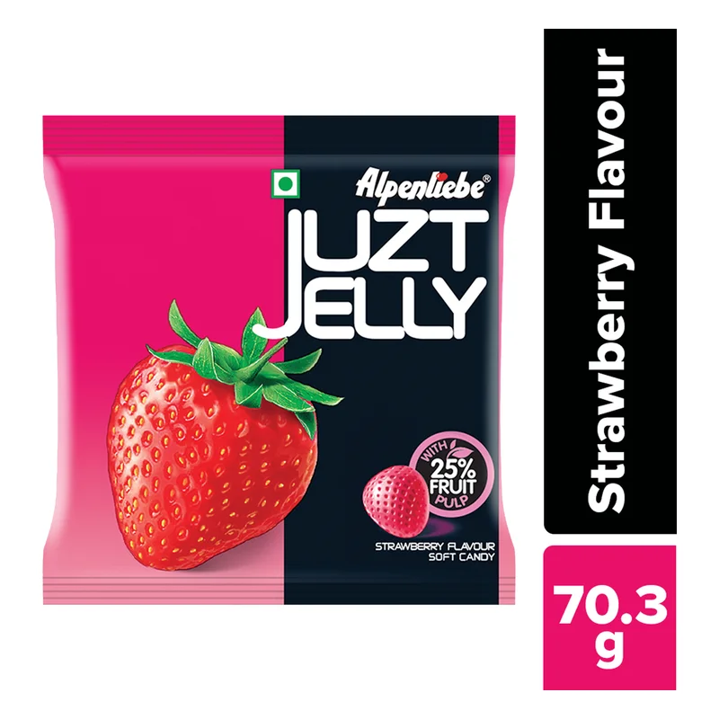 Alpenliebe Juzt Jelly Strawberry Soft Candy