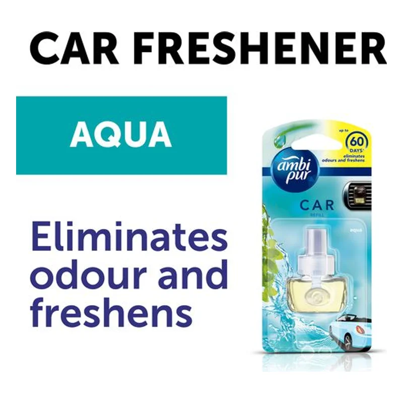 Ambi Pur Car Air Freshener Refill - Aqua