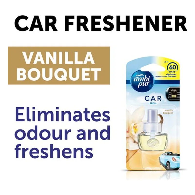 Ambi Pur Car Air Freshener Refill - Vanilla Bouquet