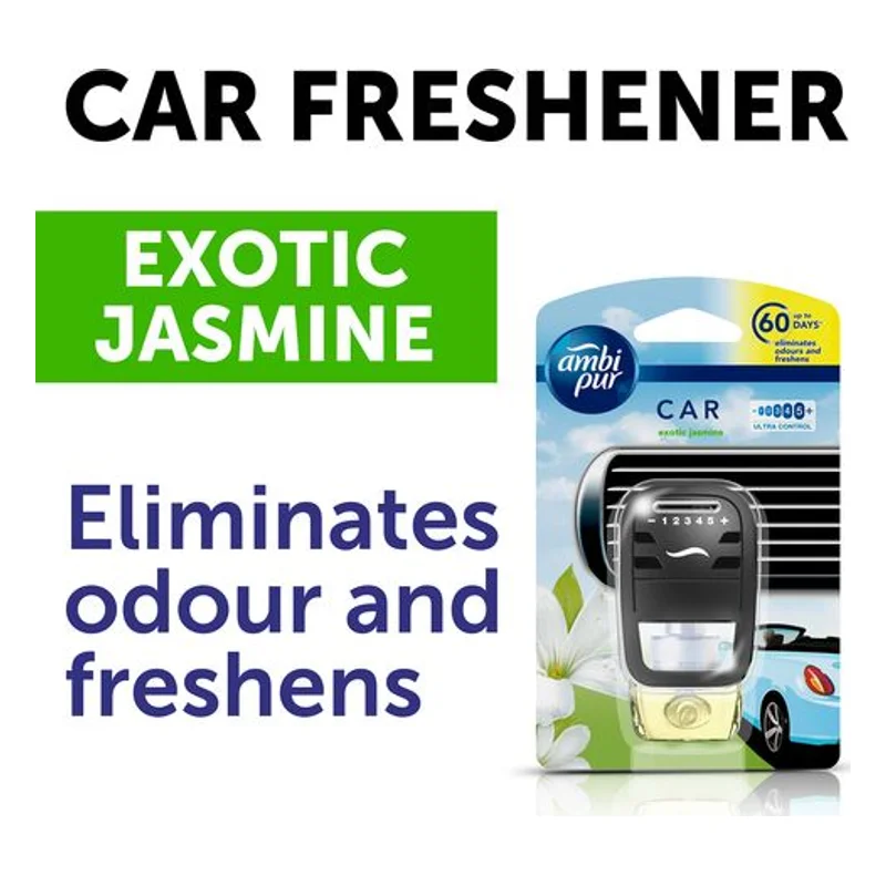 Ambi Pur Car Air Freshener Starter Kit - Exotic Jasmine