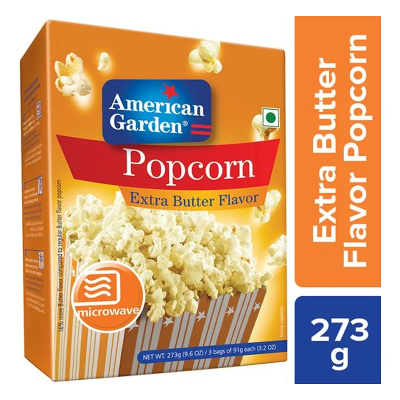 American Garden Extra Butter Microwave Popcorn
