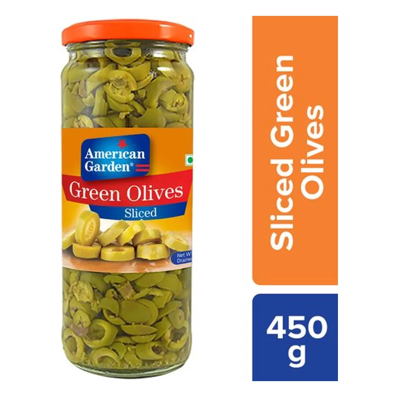 American Garden Green Olives Sliced