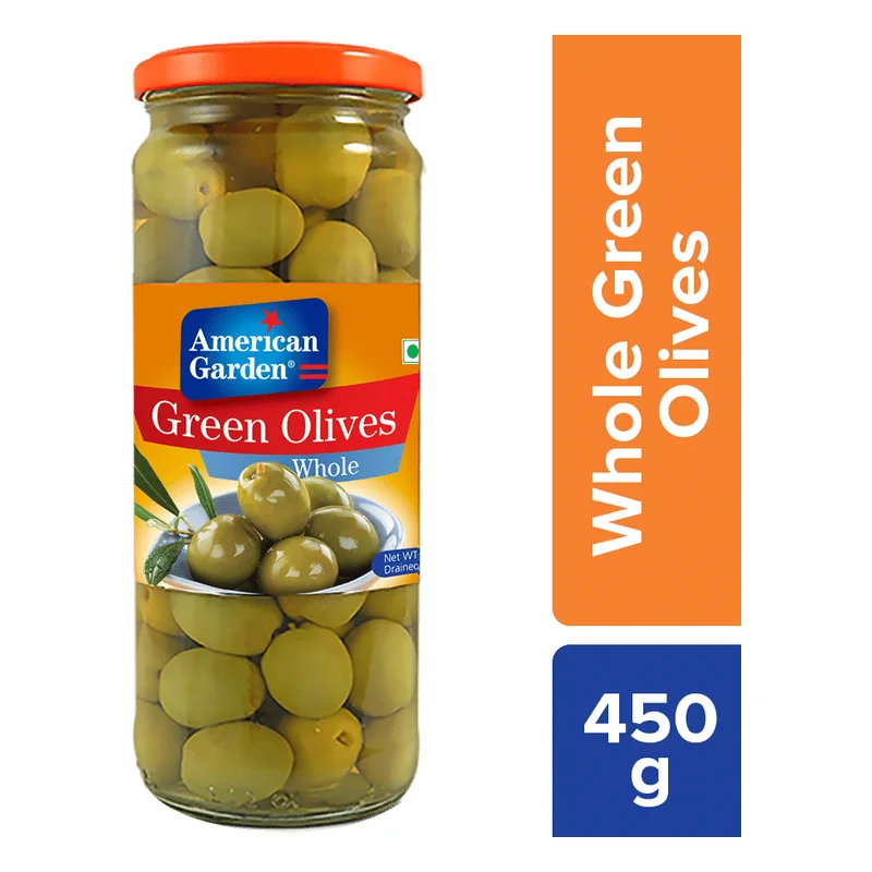 American Garden Green Olives Whole