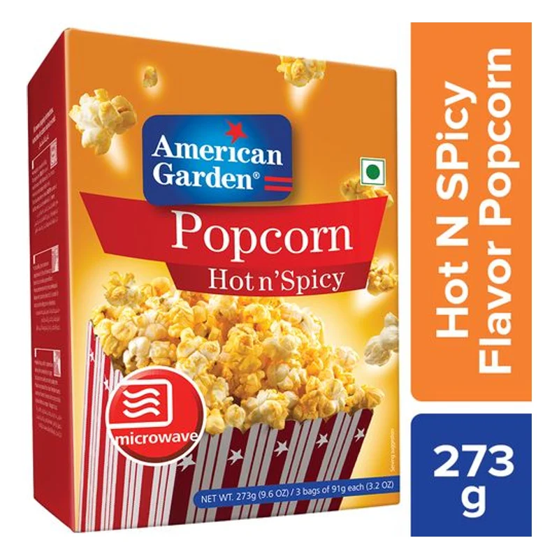 American Garden Hot n Spicy Microwave Popcorn