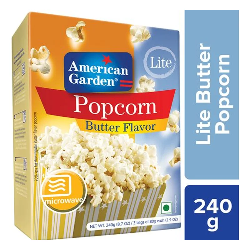 American Garden Lite Butter Microwave Popcorn