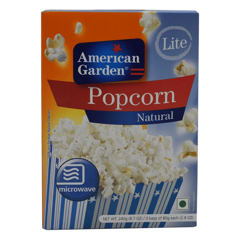 American Garden Lite Natural Microwave Popcorn