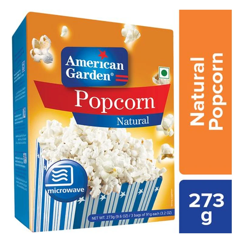 American Garden Natural Microwave Popcorn