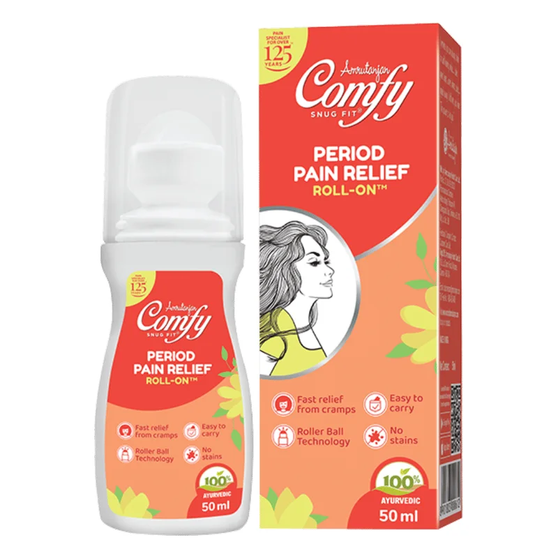 Amrutanjan Comfy Period Pain Relief Roll-On