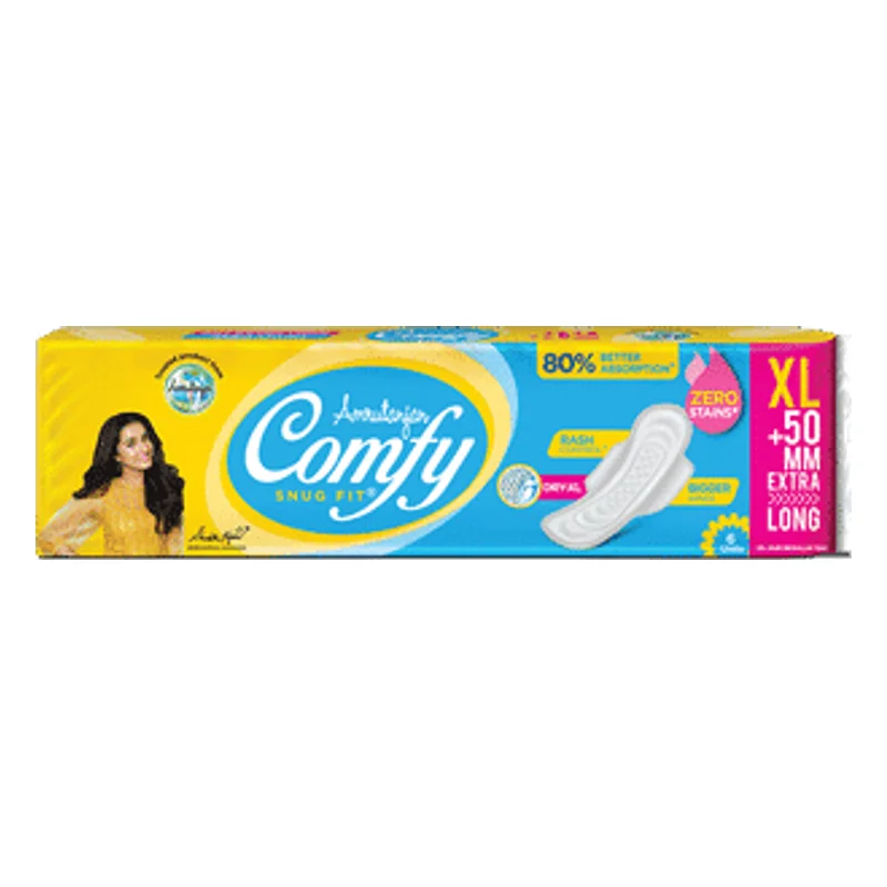 Amrutanjan Comfy Snug Fit Sanitary Pads - XL