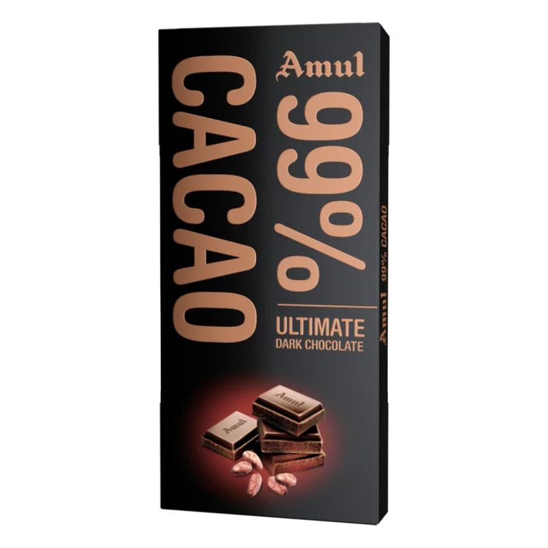 Amul 99% Cacao Ultimate Dark Chocolate