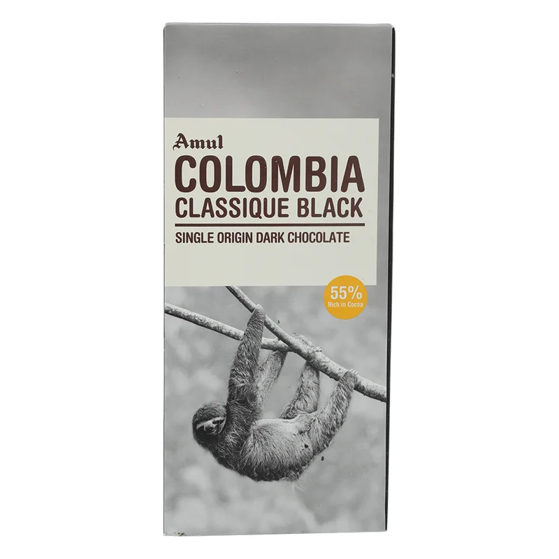 Amul Colombia Classique Black Dark Chocolate