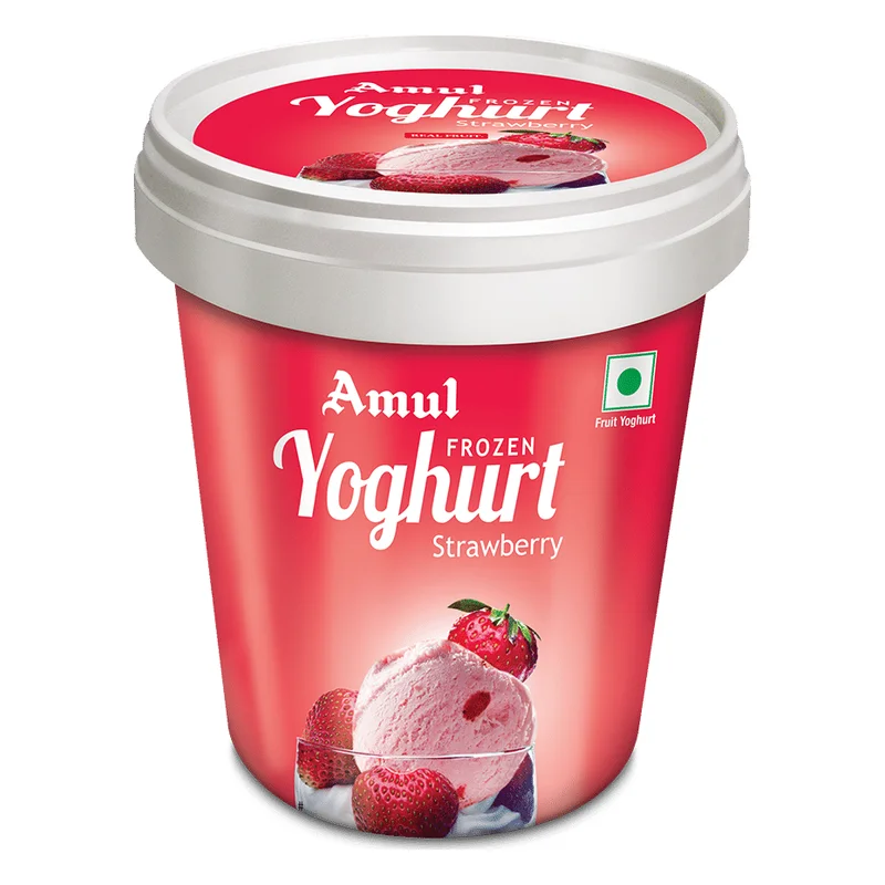Amul Flaavyo Strawberry Frozen Yoghurt
