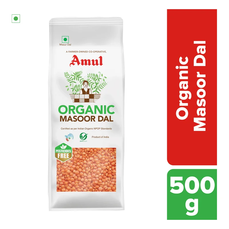 Amul Organic Masoor Dal
