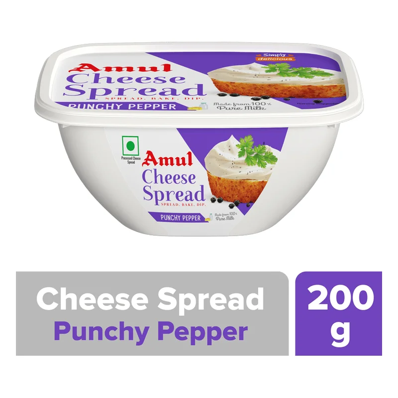 Amul Punchy Pepper Cheese Spread