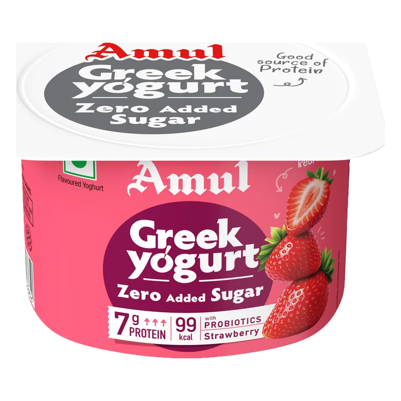 Amul Strawberry Greek Yogurt