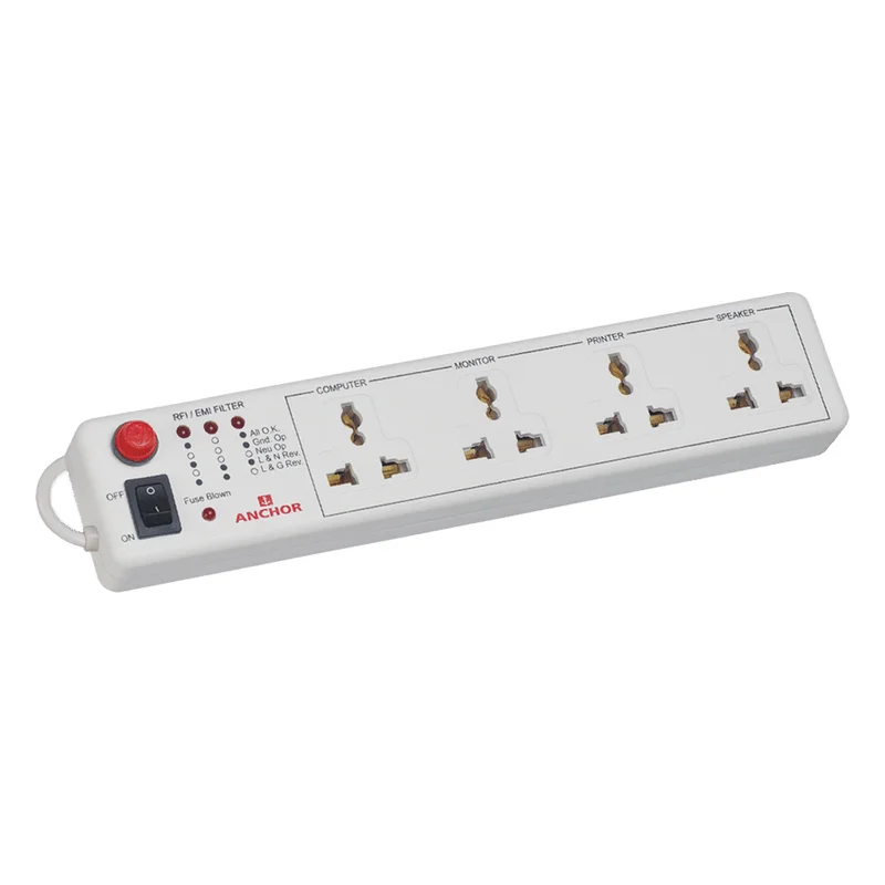 Anchor 4 Socket Extension Board with LED Indicator