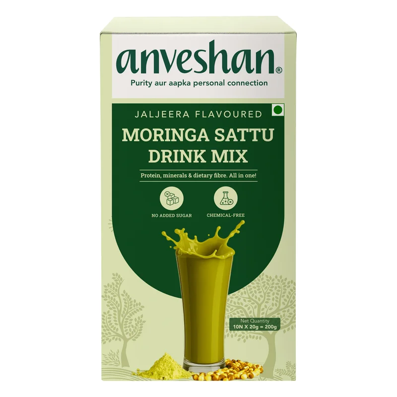 Anveshan Moringa Sattu Drink Mix - Jaljeera