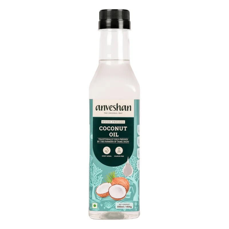 Anveshan Wood Cold Pressed Coconut Oil