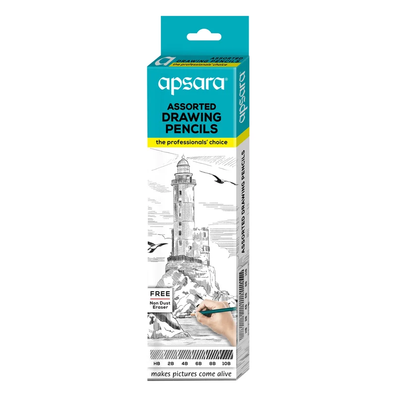 Apsara Assorted Drawing Pencils